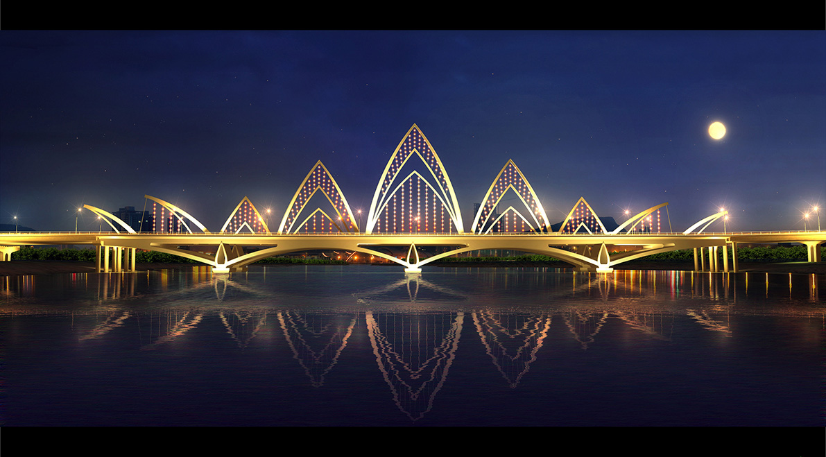 九(jiu)龍江北(bei)港主(zhu)橋(qiao)